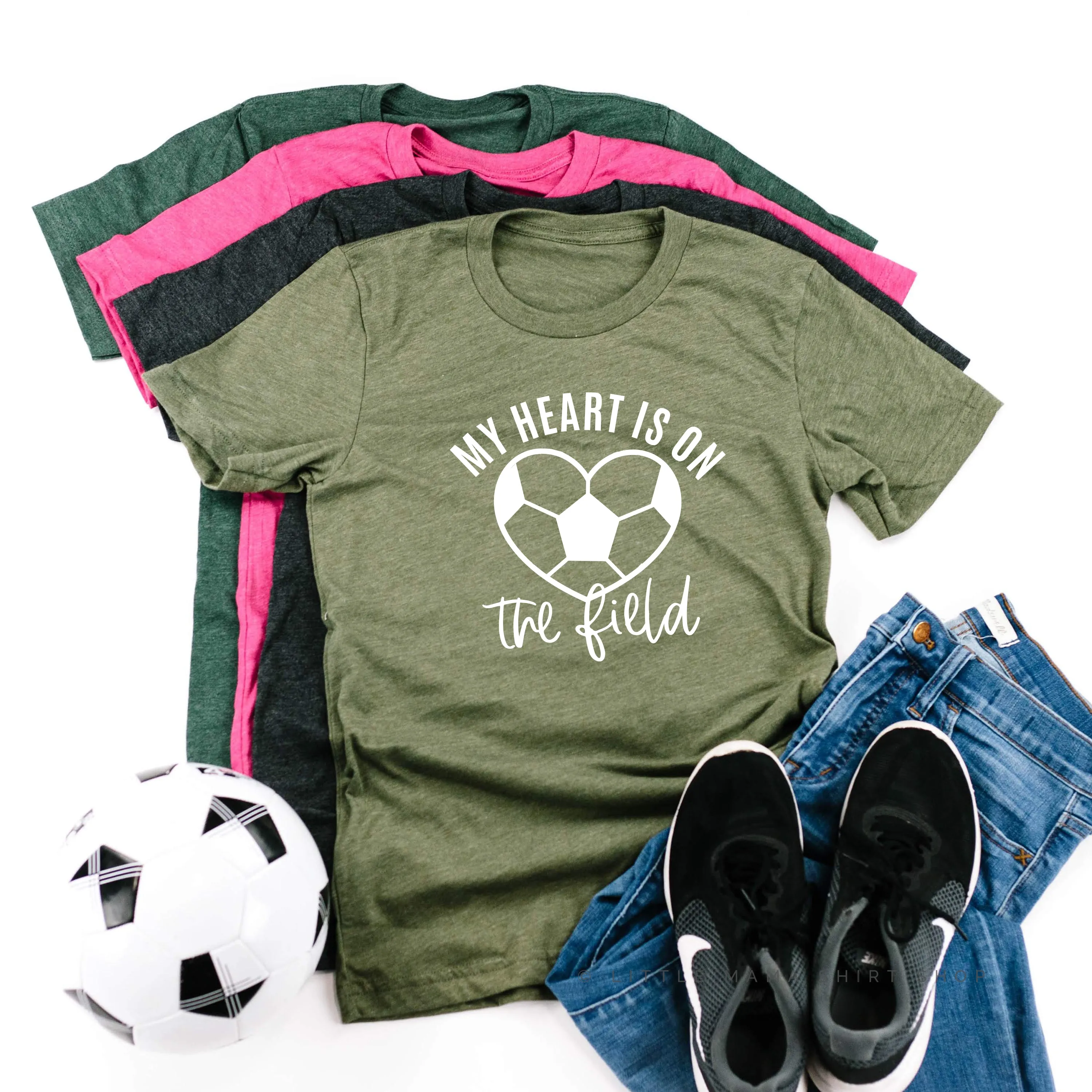 My Heart is on the Field (Soccer) - Unisex Tee