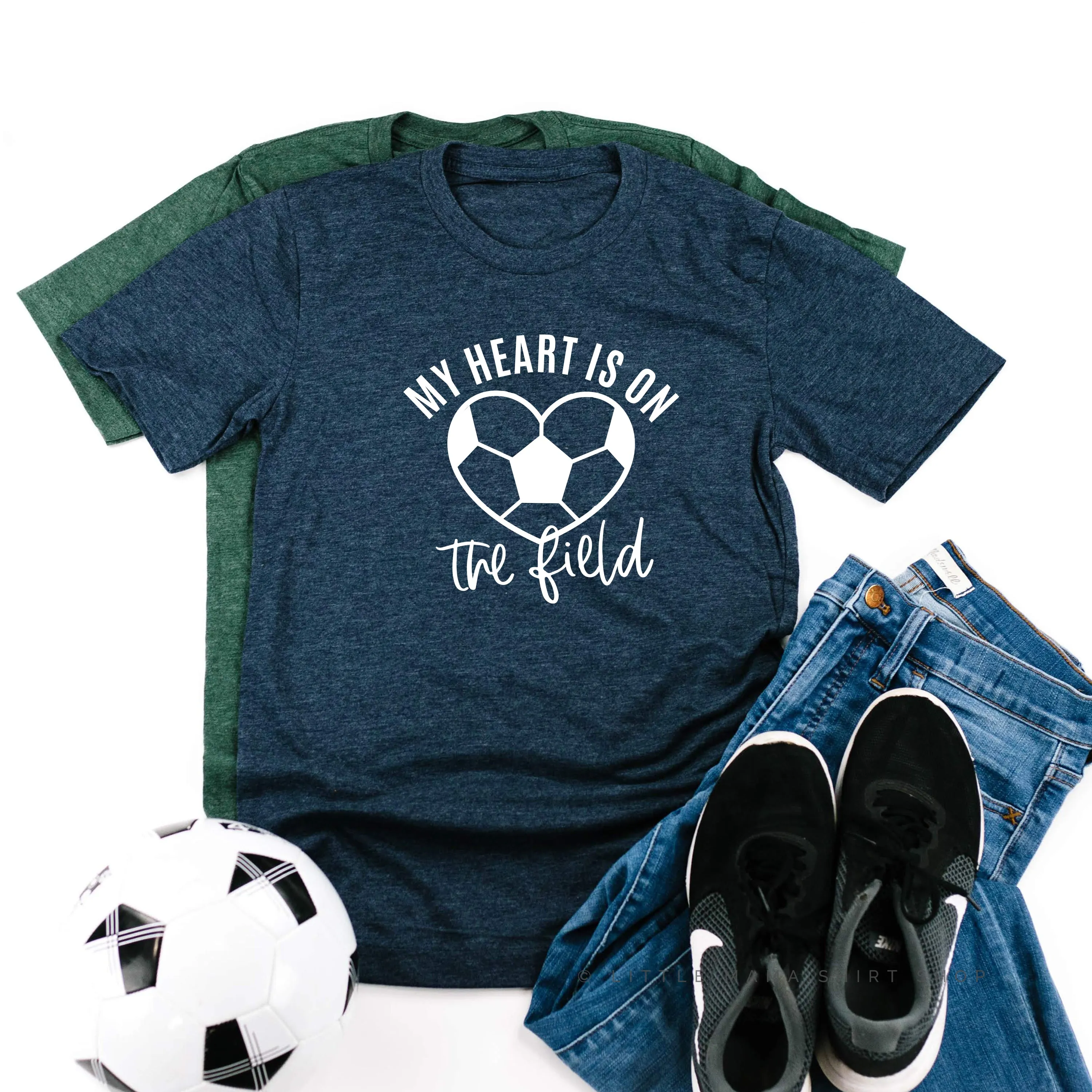 My Heart is on the Field (Soccer) - Unisex Tee