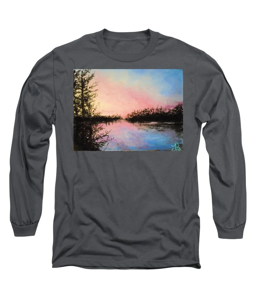 Night Streams in Sunset Dreams  - Long Sleeve T-Shirt