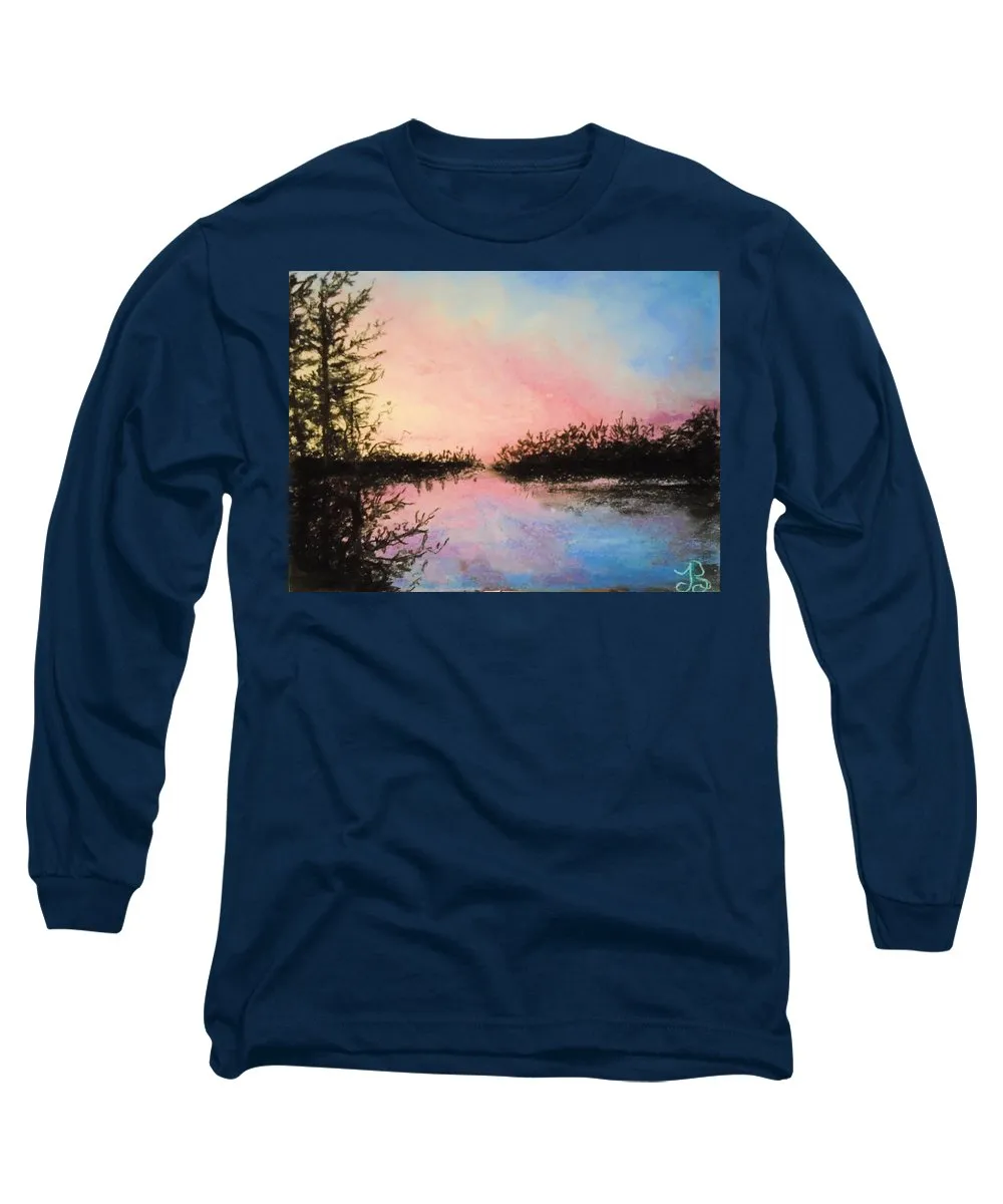 Night Streams in Sunset Dreams  - Long Sleeve T-Shirt