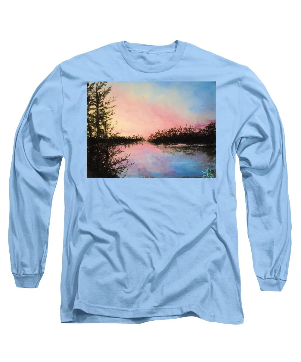 Night Streams in Sunset Dreams  - Long Sleeve T-Shirt