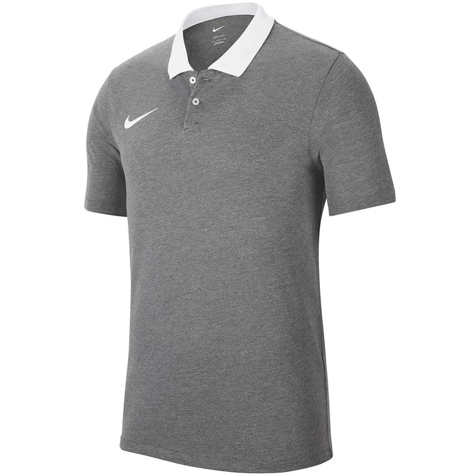 Nike Dri-Fit Park 20 Polo Ss Men's T-Shirt Grey Cw6933 071 Xl