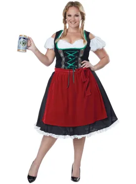 Oktoberfest Fraulein Plus Size Womens Costume