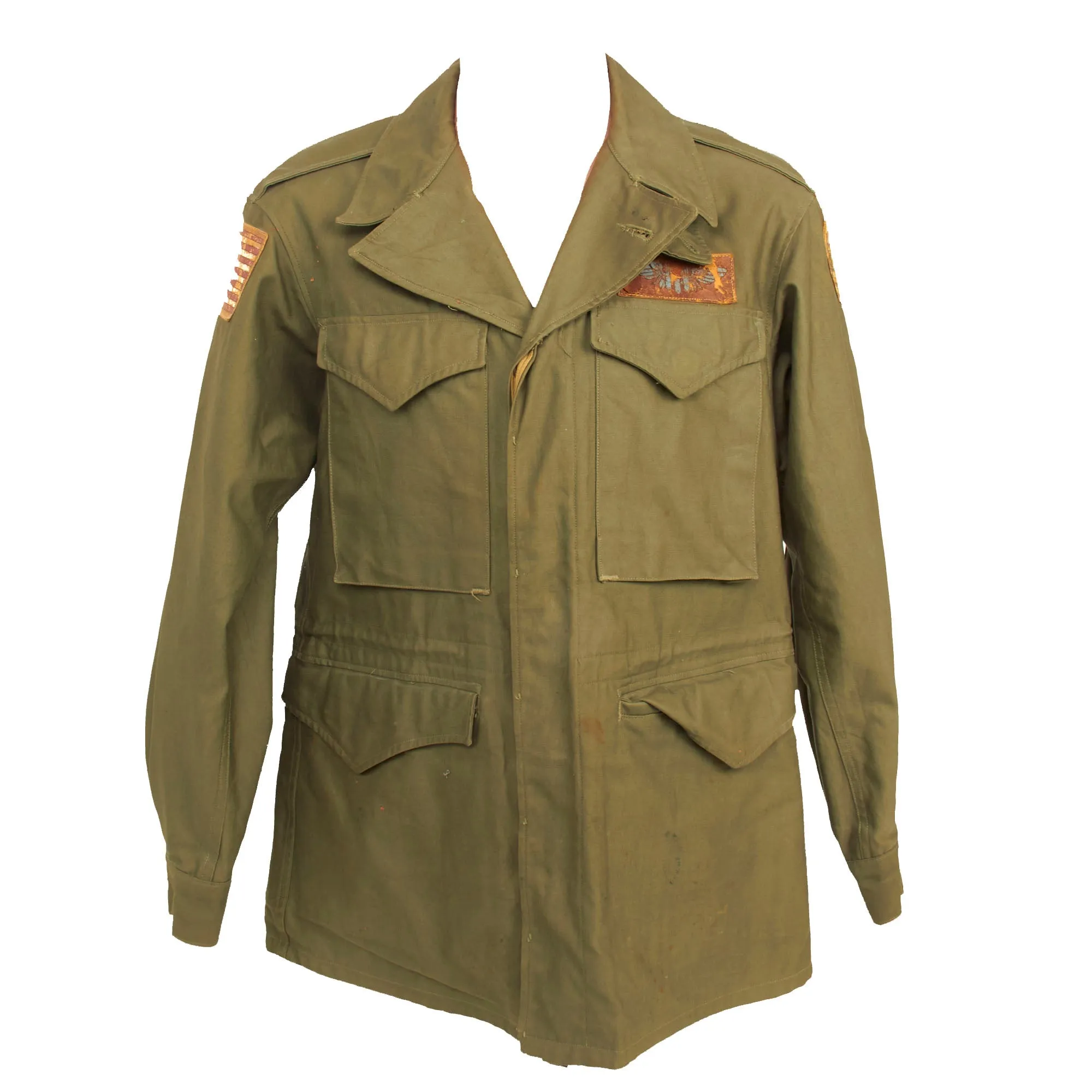 Original U.S. WWII 15th Air Force Bombardier “Sweet Lorraine” Pinup Painted M-1943 Field Jacket