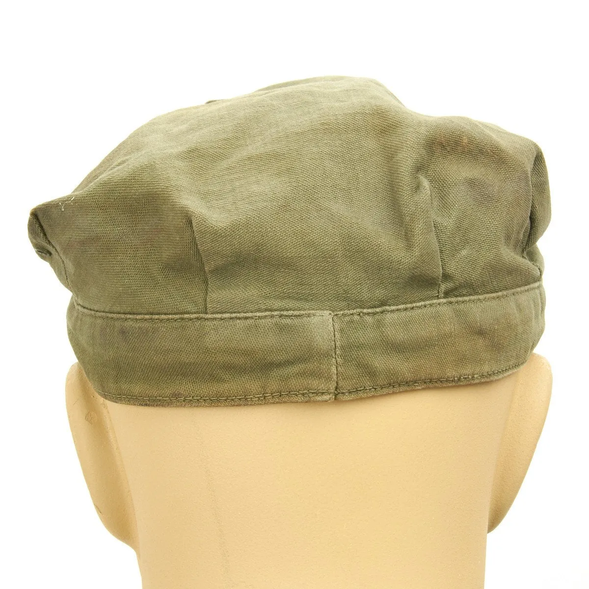 Original U.S. WWII USMC HBT Herringbone Twill P44 Utility Combat Uniform with P44 Cap