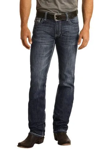 Panhandle Slim Men's Revolver Slim Straight Jeans