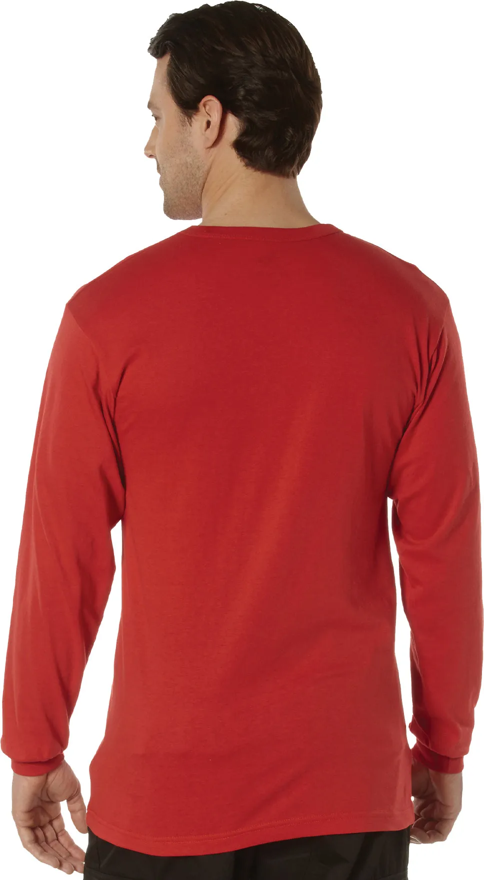 Red Long Sleeve R.E.D. (Remember Everyone Deployed) Athletic Fit T-Shirt