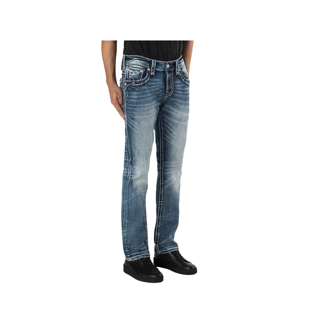 Rock Revival Men's Sylas Straight Jean