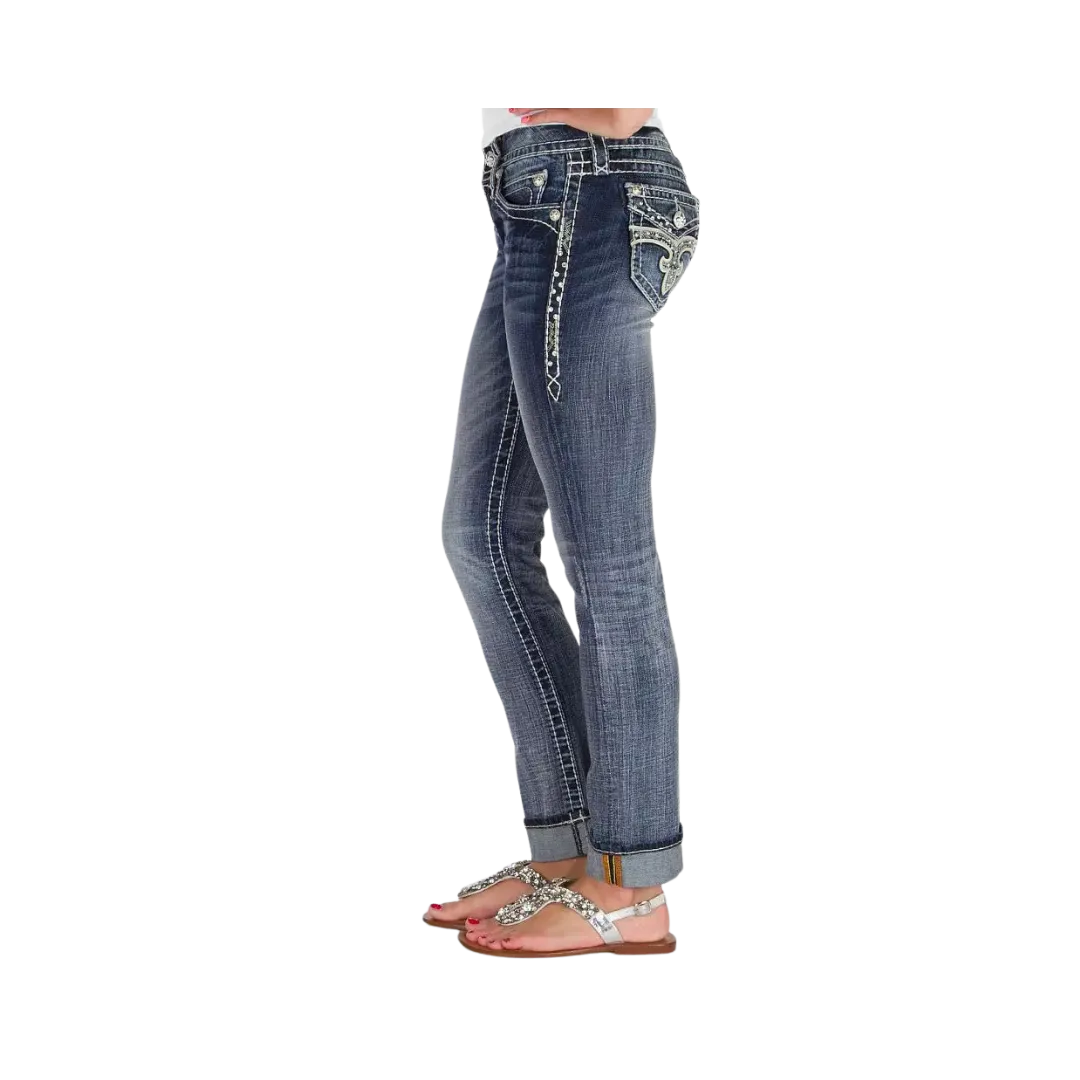 Rock Revival Women's Esther Straight Stretch Jean