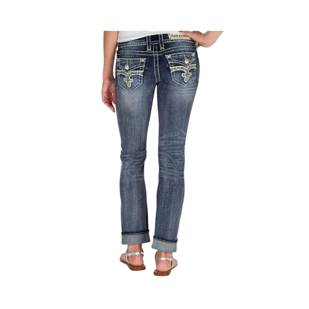 Rock Revival Women's Esther Straight Stretch Jean