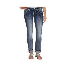 Rock Revival Women's Esther Straight Stretch Jean