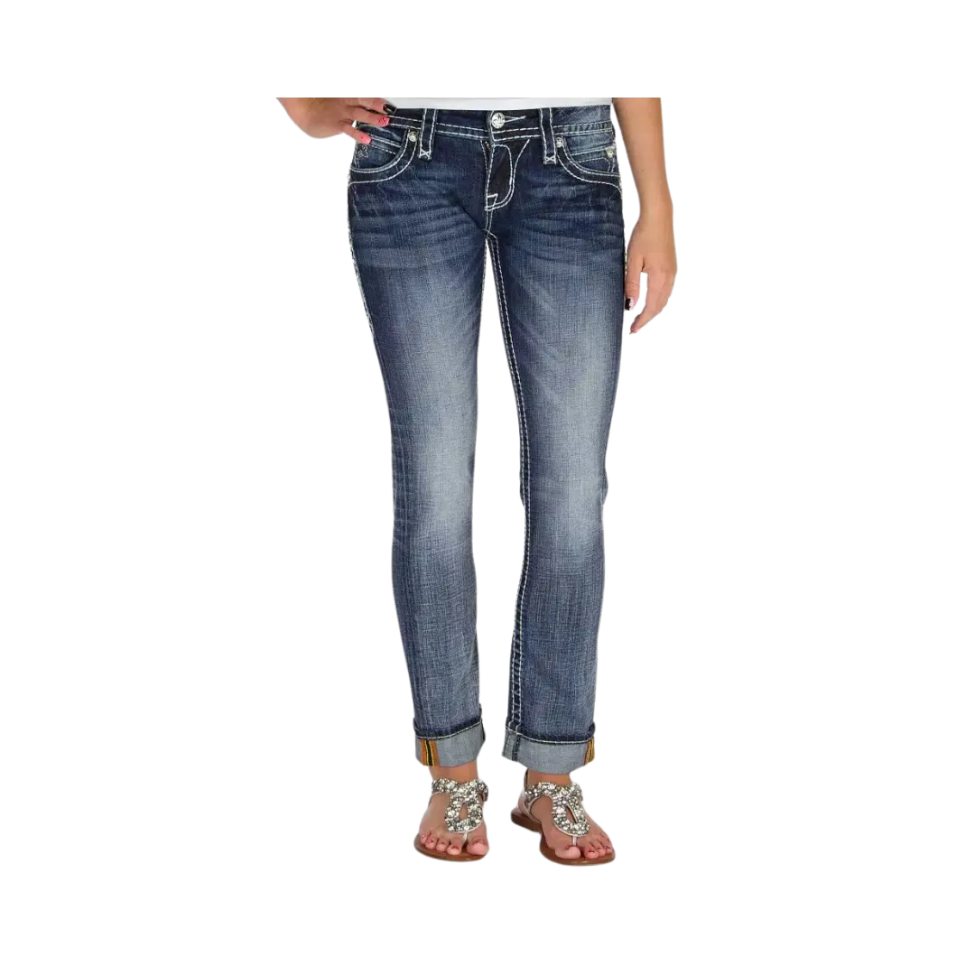 Rock Revival Women's Esther Straight Stretch Jean