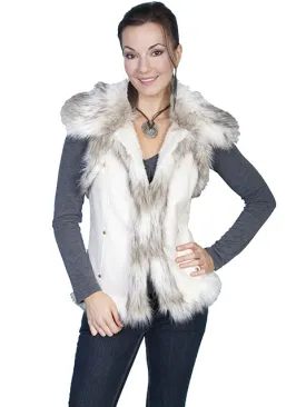 Scully Leathers Women's Fashionable Faux Fur Vest