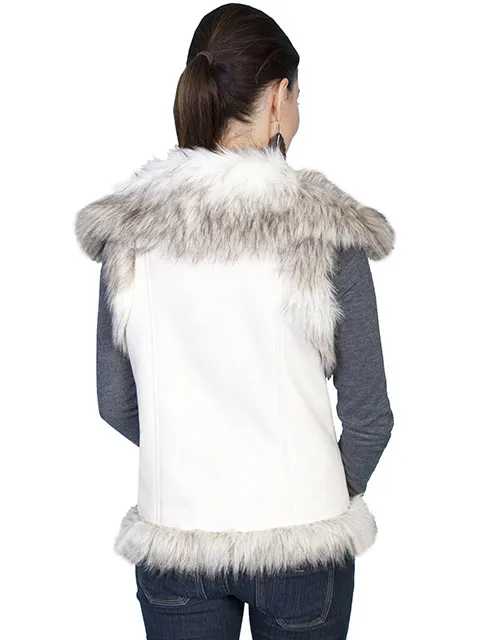 Scully Leathers Women's Fashionable Faux Fur Vest