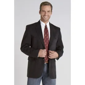 SIdran Circle Men's Houston Microsuede Black Sport Coat