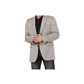 Sidran Men's Circle S Houston Sports Grey Coat