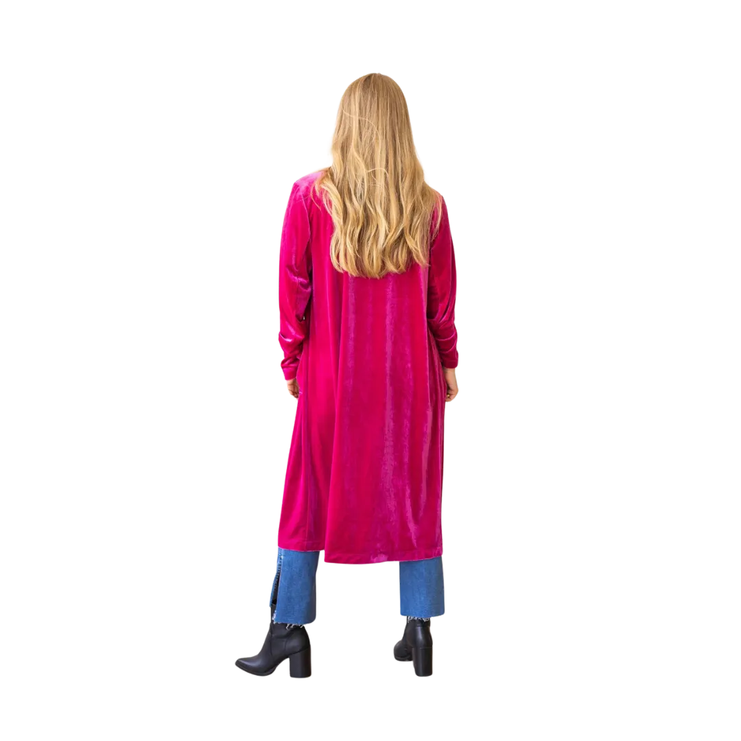 Southern Grace Women's Hard Candy Velvet In Hot Pink Jacket