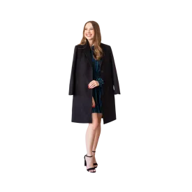 Southern Grace Women's The Phoebe Black Coat