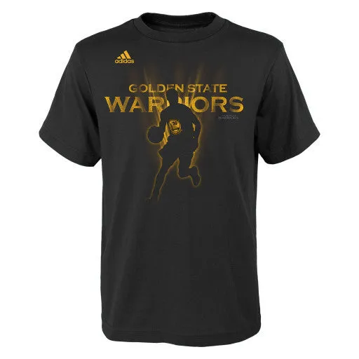 Stephen Curry Golden State Warriors Shadow Adidas Black Youth T-Shirt