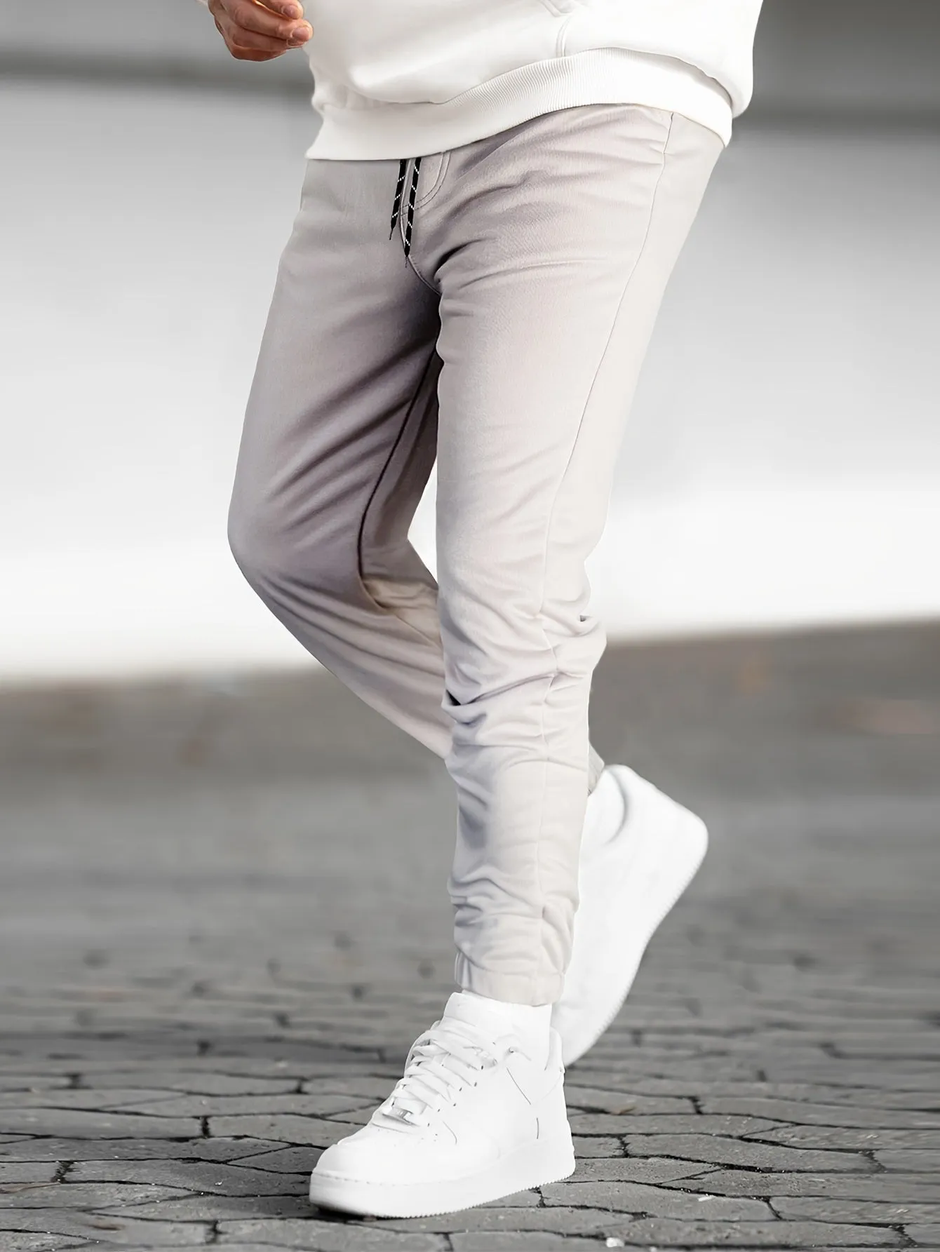 Stylish Mens Joggers Classic Design Waist Drawstring Perfect for Outdoors