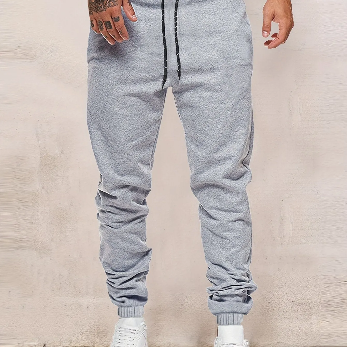 Stylish Mens Joggers Classic Design Waist Drawstring Perfect for Outdoors