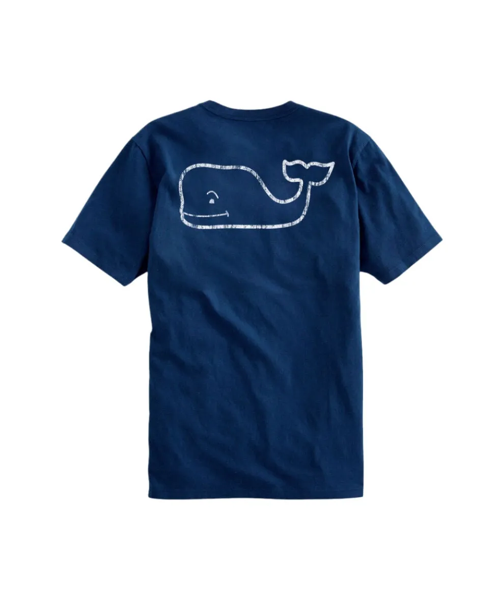 Vineyard Vines Mens Vintage Whale Pocket Short Sleeve T-Shirt