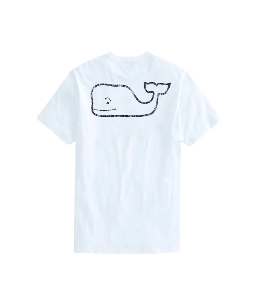 Vineyard Vines Mens Vintage Whale Pocket Short Sleeve T-Shirt