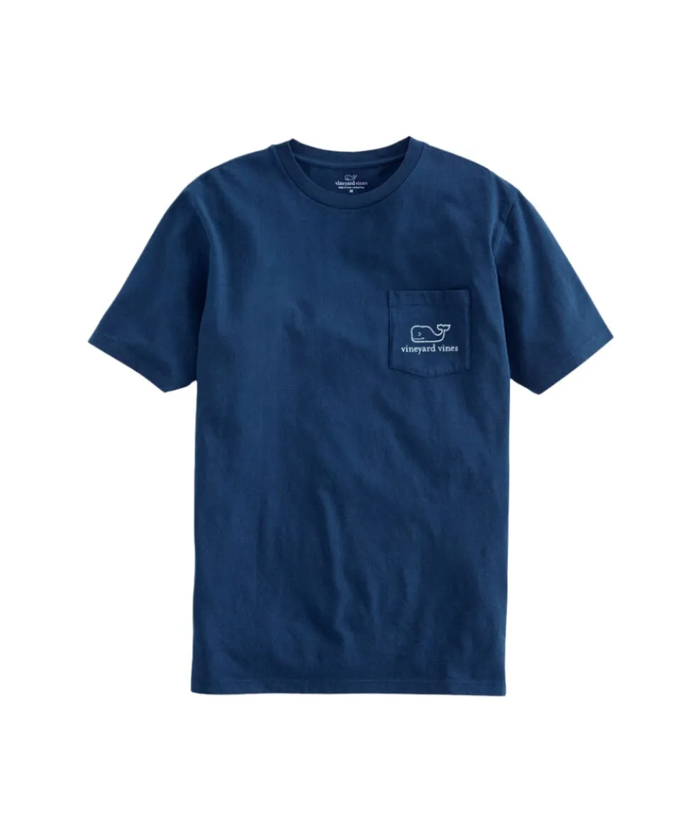 Vineyard Vines Mens Vintage Whale Pocket Short Sleeve T-Shirt