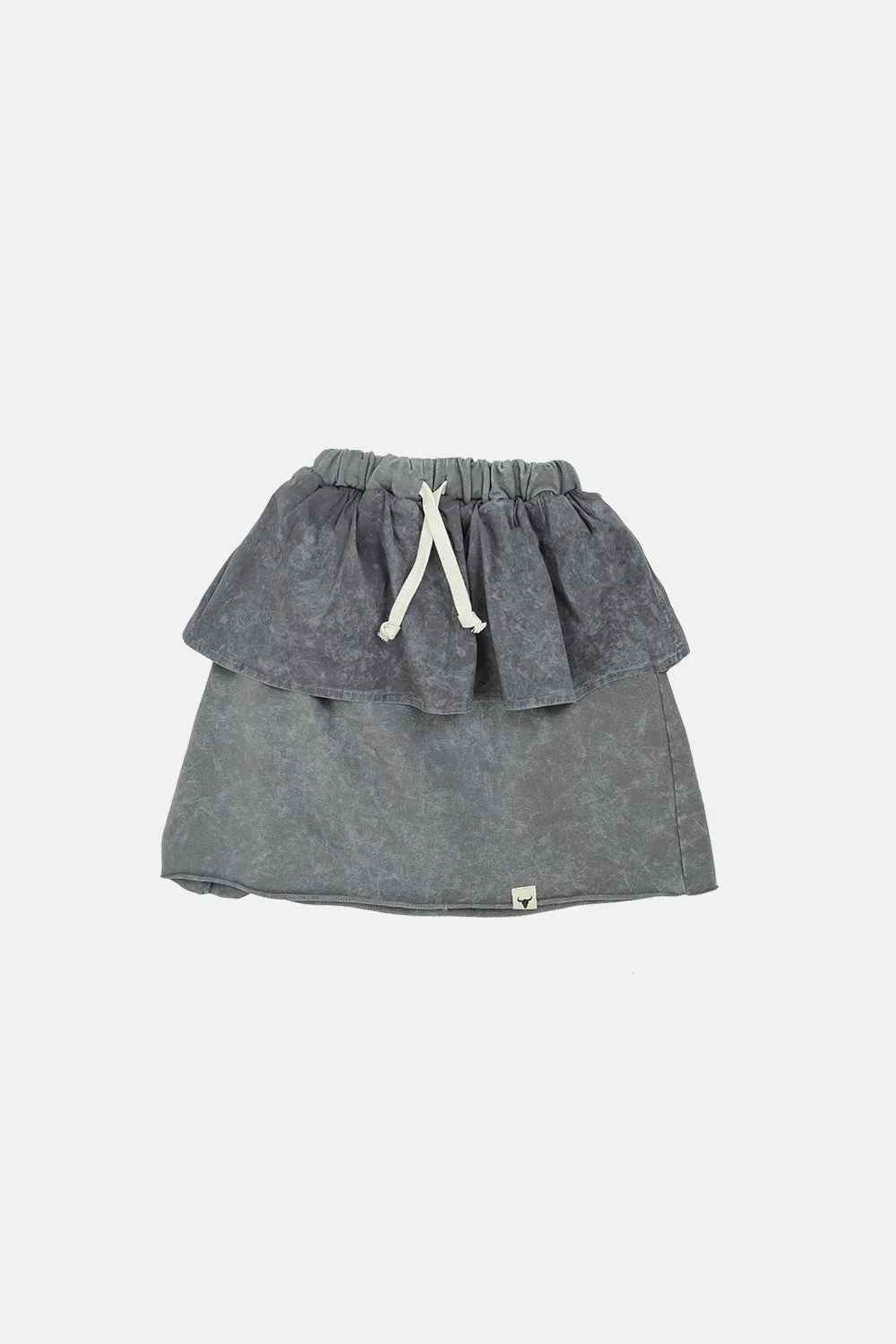 VINTAGE WAVE SKIRT-Steel