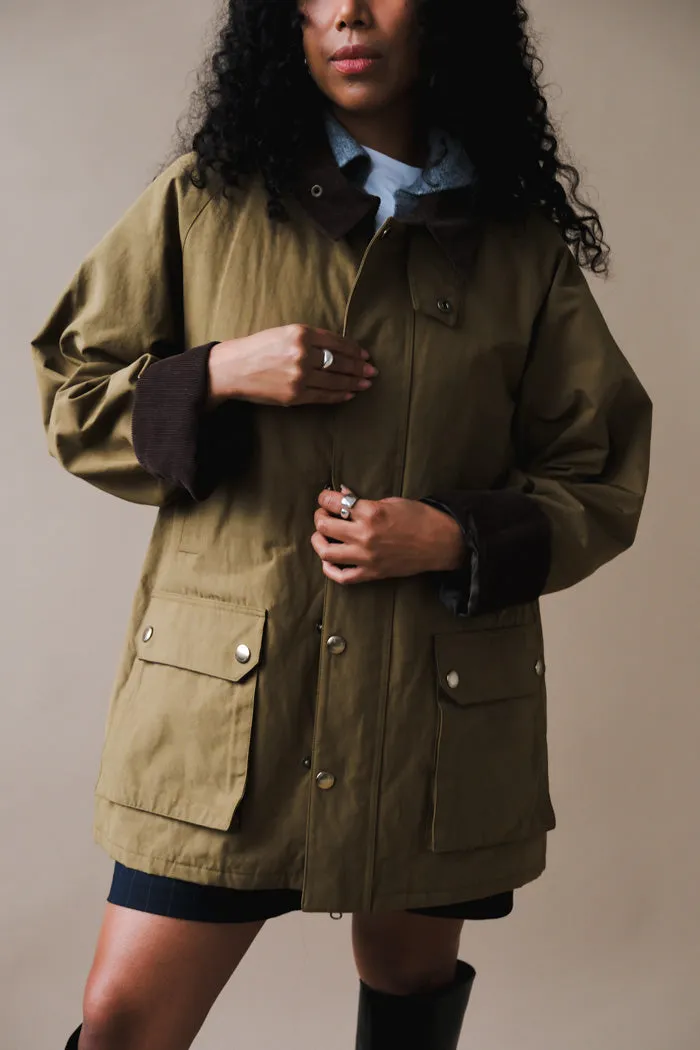 WAXED COTTON HUNTING JACKET