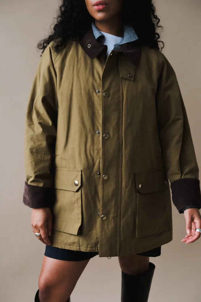 WAXED COTTON HUNTING JACKET