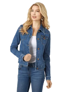 Women's Long Sleeve Classic Fit Denim Jacket