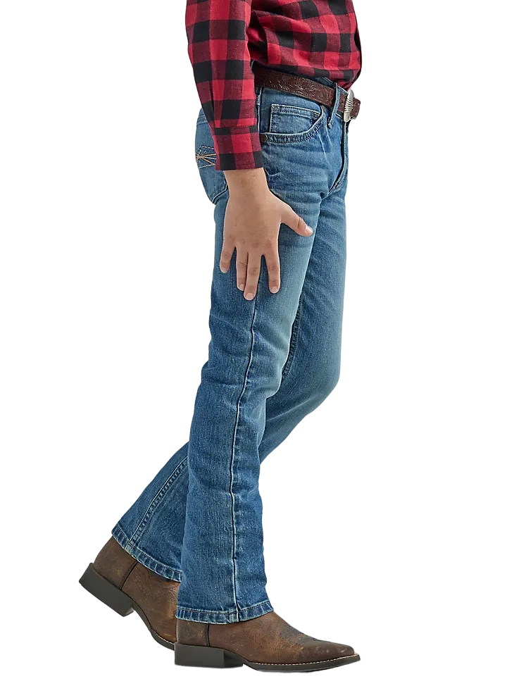 Wrangle Kid's Slim Fit Straight Leg Tobiano Jeans