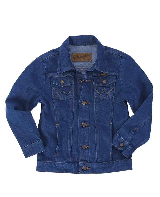 Wrangler Boy's Cowboy Cut Unlined Denim Jacket